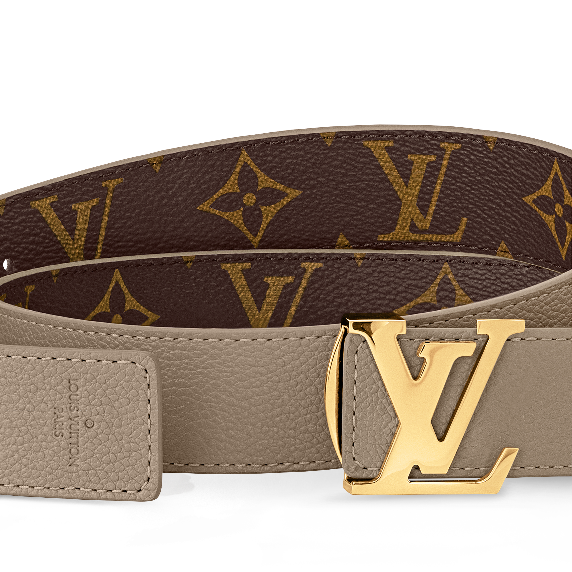ベルト・LV イニシャル 30MM リバーシブル モノグラム｜ルイ